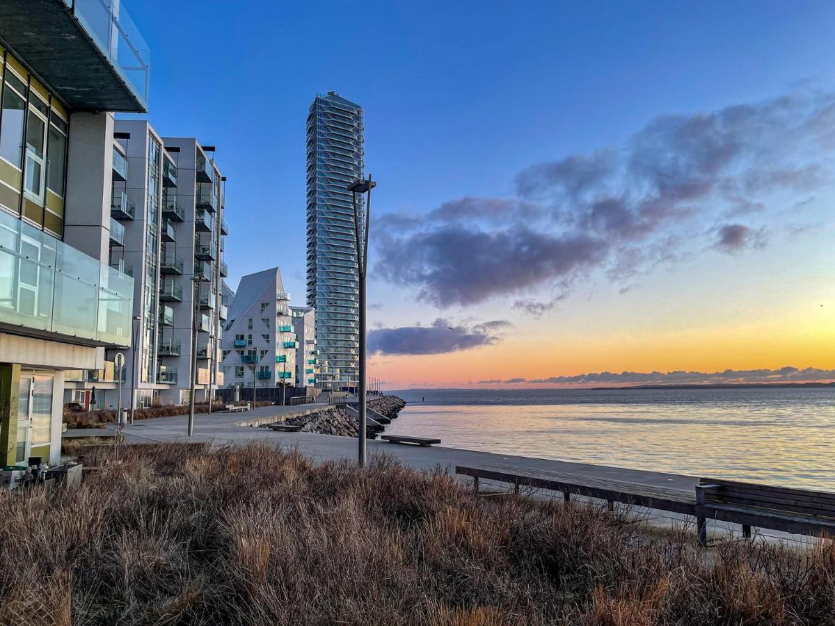 Amazing Sea View Apartment Arhus Bagian luar foto